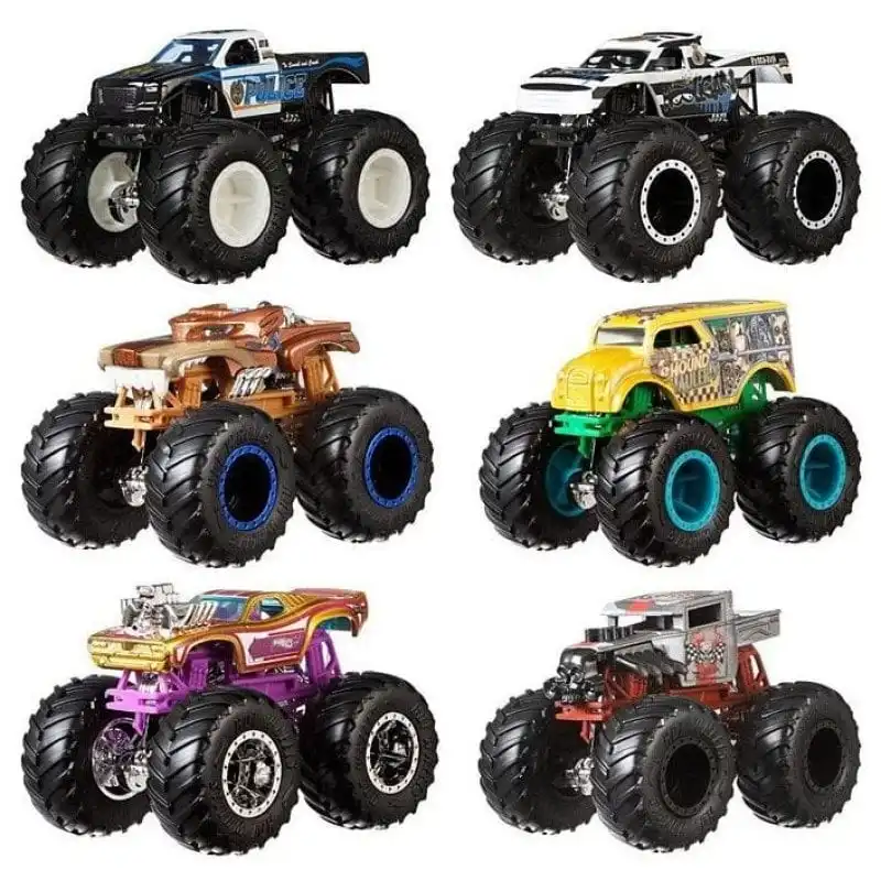 Mattel Hot Wheels Monster Truck Coches de Duetos de Demolición 1:64 Surtidos