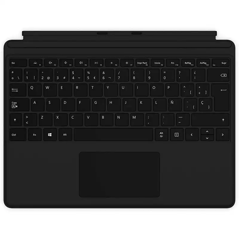Microsoft Signature Funda con Teclado Negra para Surface Pro 8/9/X