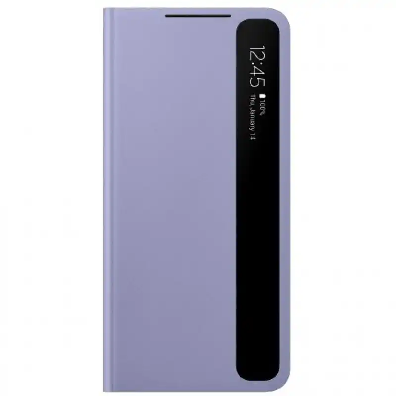 Samsung Clear View Funda Violeta para Galaxy S21 Plus