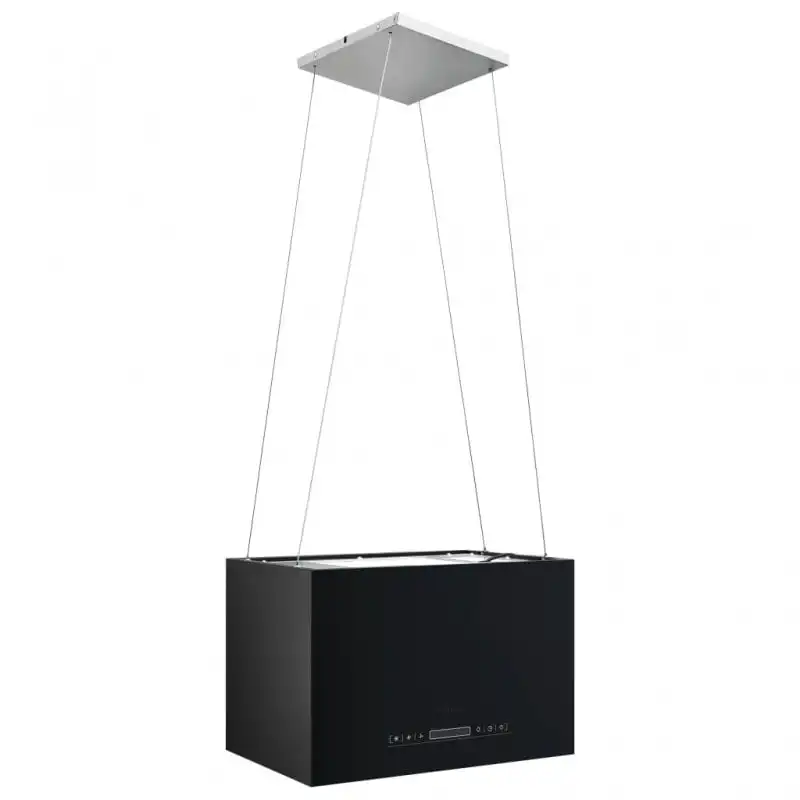 VidaXL Campana Decorativa de Isla 55cm Negro