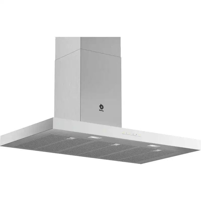 Balay 3BC097GBC Campana Decorativa Diseño Rectangular 90cm Cristal Blanco