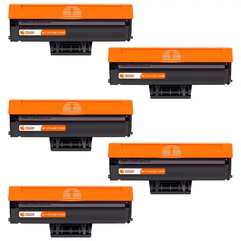 Pccom Essential Samsung MLT-D111l/MLT-D111S Tóner Compatible Negro Pack 5