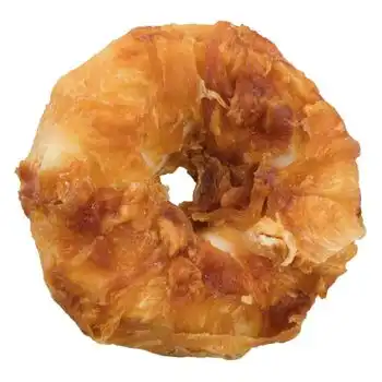 Trixie Anillo Masticable Pollo Denta Fun, Ø6cm, 2uds/110g