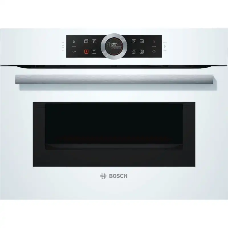 Bosch CMG633BW1 Horno Compacto Multifunción con Microondas 45L Blanco/Inox