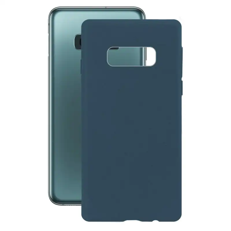 Ksix Funda Ecológica Semirrígida para Samsung Galaxy S10e Azul