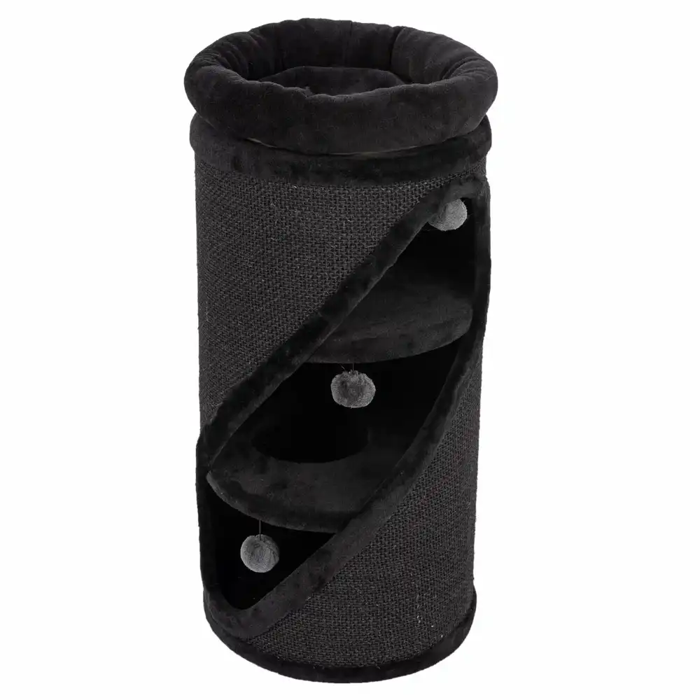 Rascador barril Diogenes M Basic Diagonal para gatos - Negro