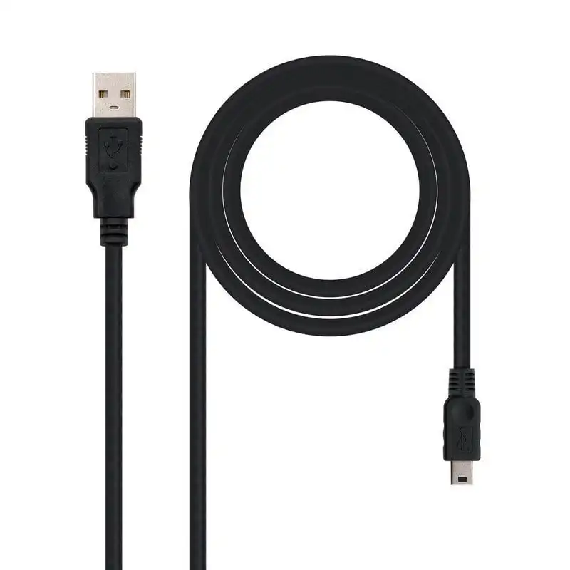 Nanocable Cable USB 2.0 Tipo A Macho a Mini USB Macho 3m Negro