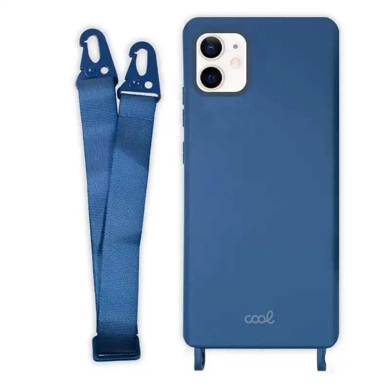 Cool Funda Colgante Azul para iPhone 12 Mini