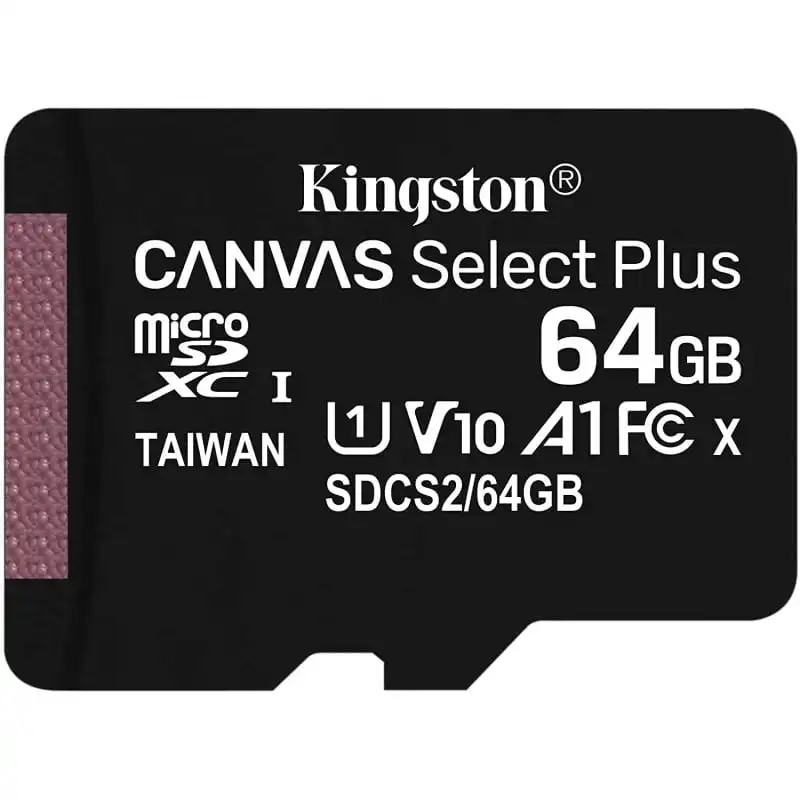 Kingston Canvas Select Plus MicroSDXC 64GB UHS-I U1 V10 Clase 10