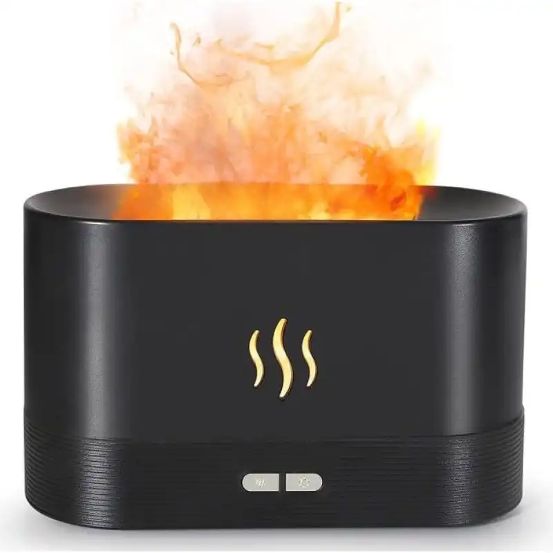 Klack Difusor de Aroma con Efecto Fuego de 9 Colores 180ml
