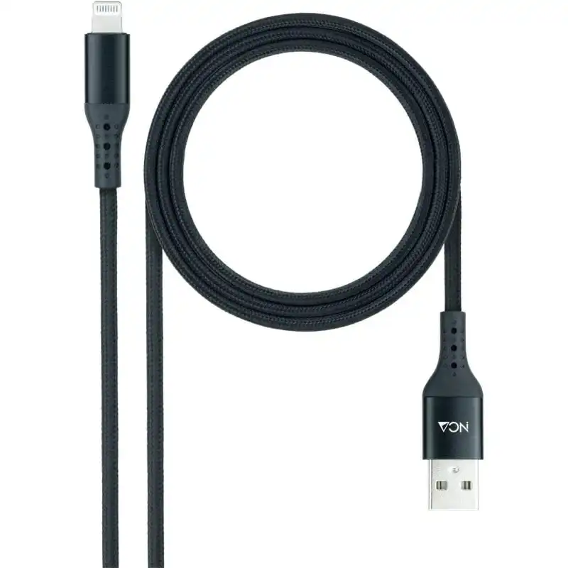 Nanocable Cable Lightning a USB 2.0 Macho/Macho 1m Negro