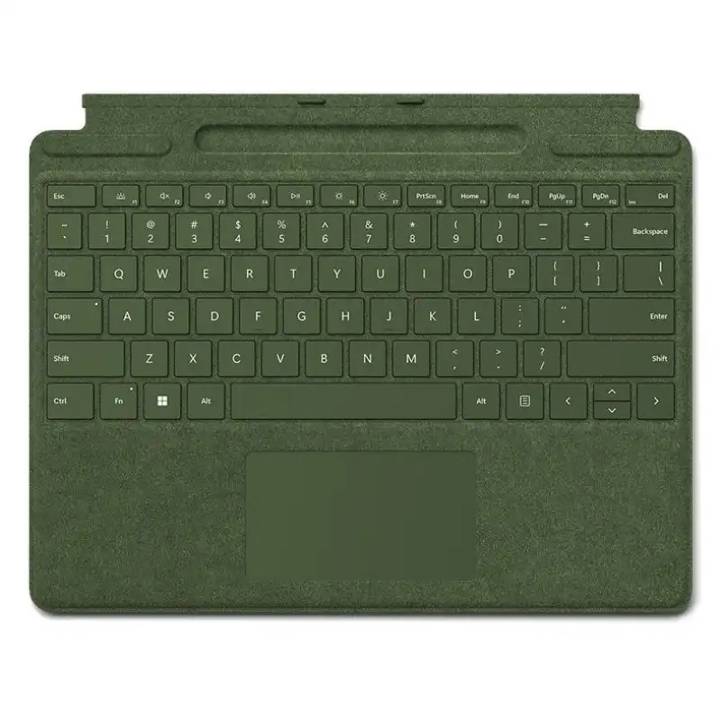 Microsoft Signature Funda con Teclado Alcantara Bosque para Surface Pro 8/9/X
