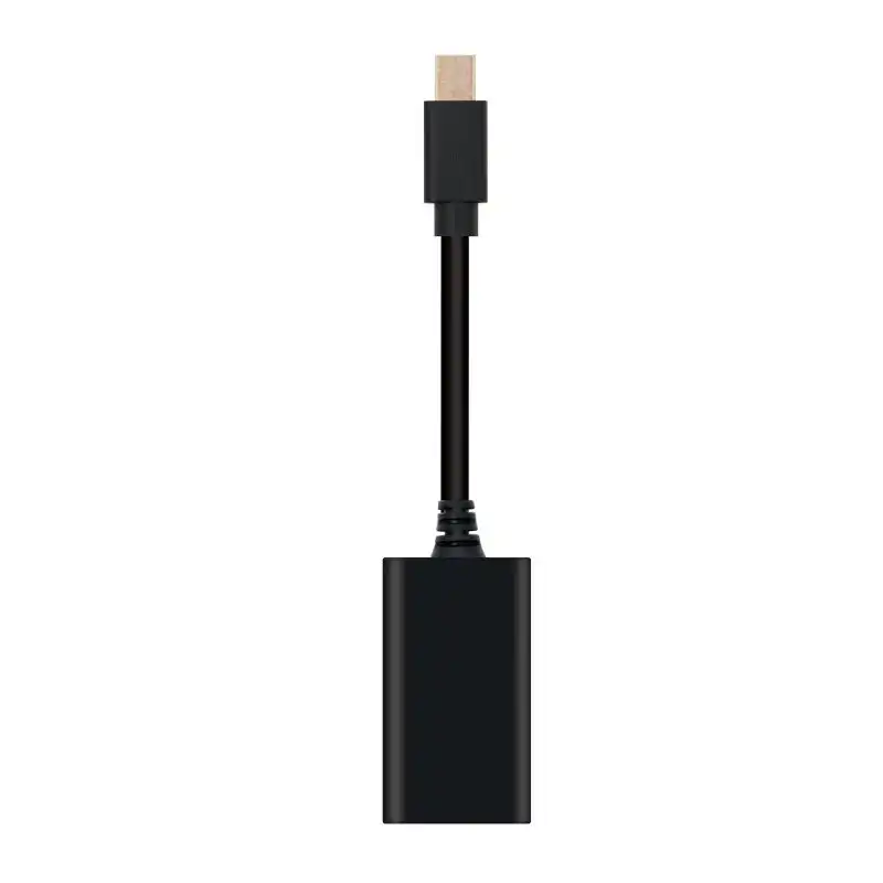 Nanocable Cable Adaptador Mini DisplayPort Macho a HDMI Hembra 15cm Negro