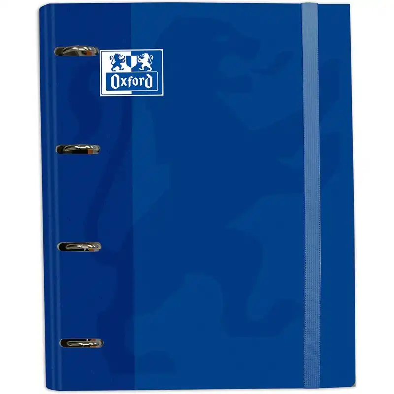 Oxford Classic EuropeanBinder Carpeblock Archivador con Recambio A4+ Azul Marino