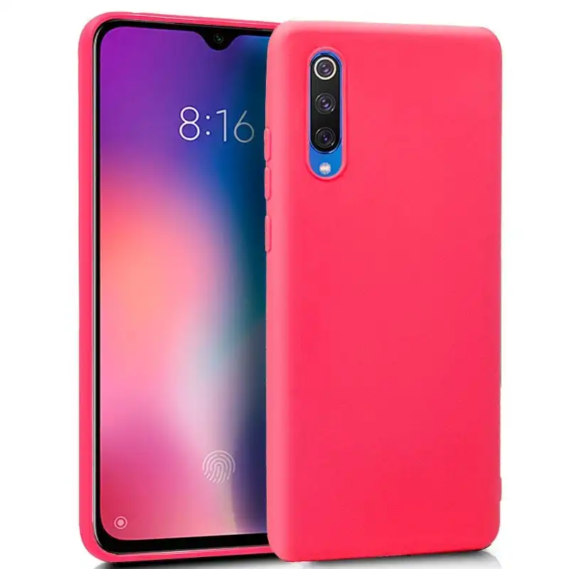 Cool Funda Silicona Roja para Xiaomi Mi 9 SE