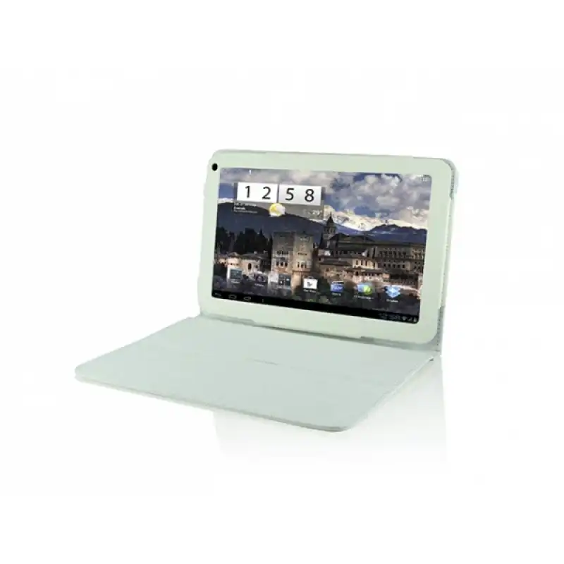 3Go CSGT09 Funda Piel Blanca para Tablet 10"