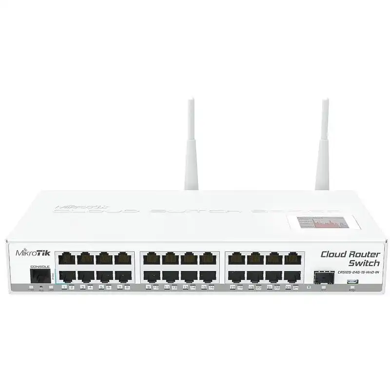 MikroTik CRS125-24G-1SIN2H Switch WiFi Doble Banda 24 Puertos + 1 SFP