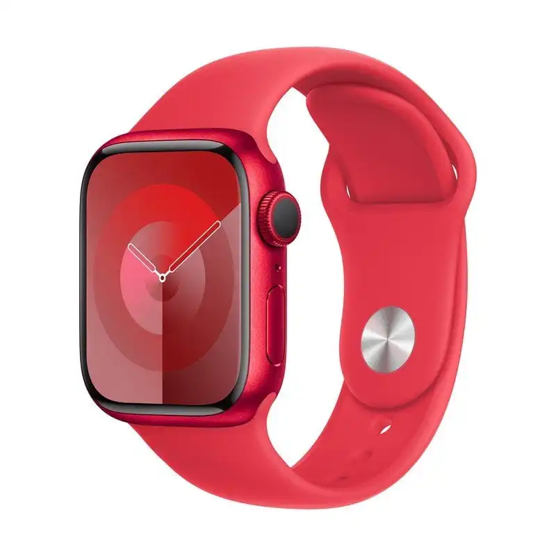 Apple Watch Series 9 GPS 41mm Caja de Aluminio con Correa Deportiva (PRODUCT) RED M/L