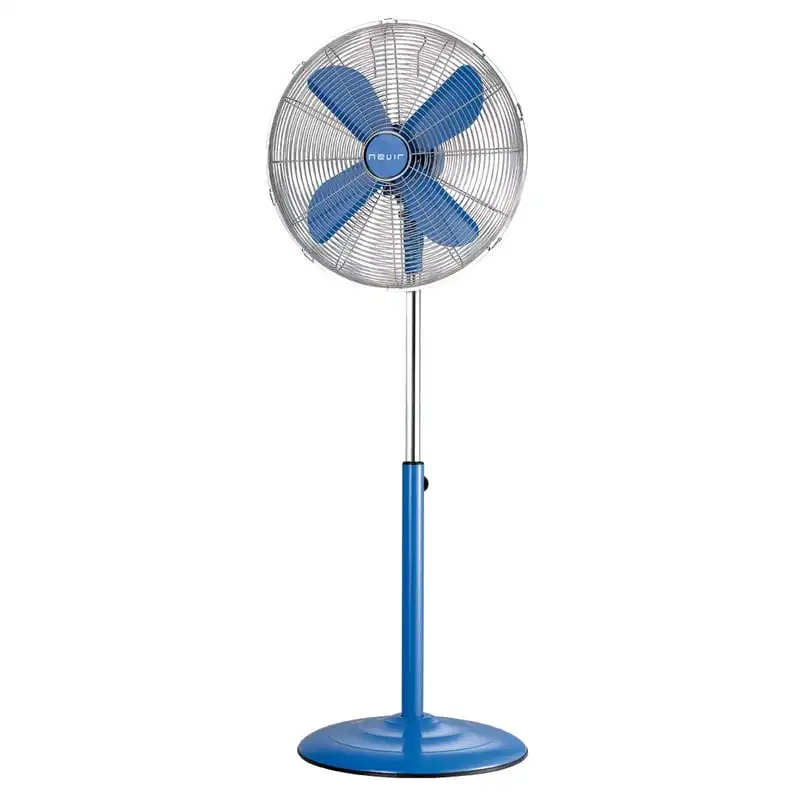 Nevir NVR-VPM40 Ventilador de Pie Metálico 40Cm Azul