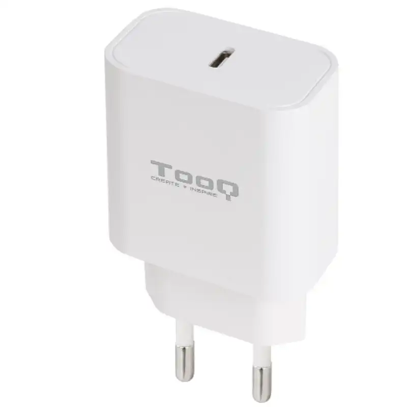 TooQ TQWC-PDUSBC20W Cargador de Pared USB-C PD20W Blanco