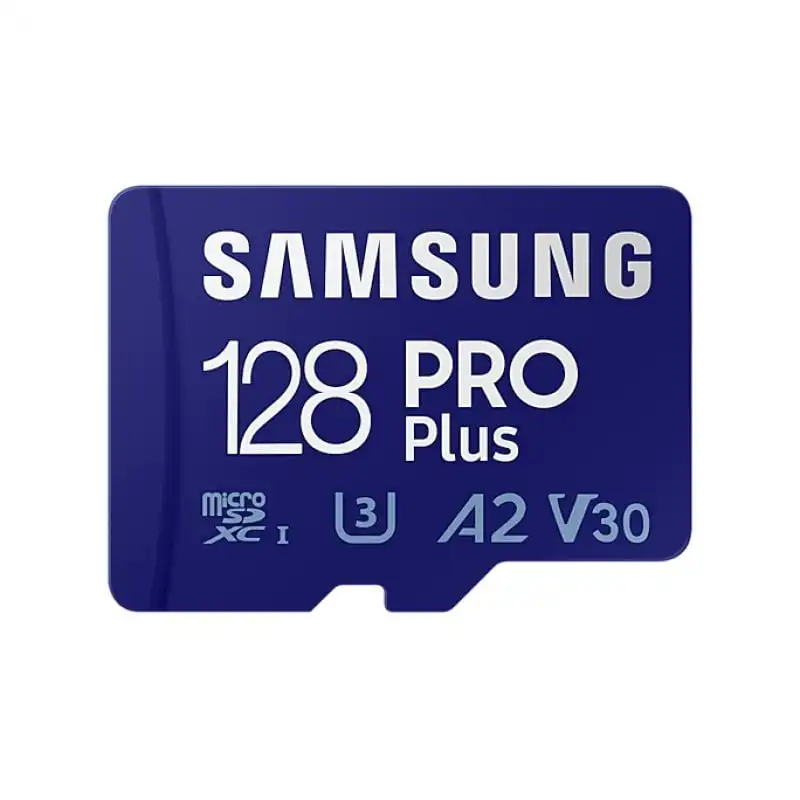 Samsung Pro Plus MicroSDXC 128GB UHS-I U3 V30 Clase 10 con Adaptador