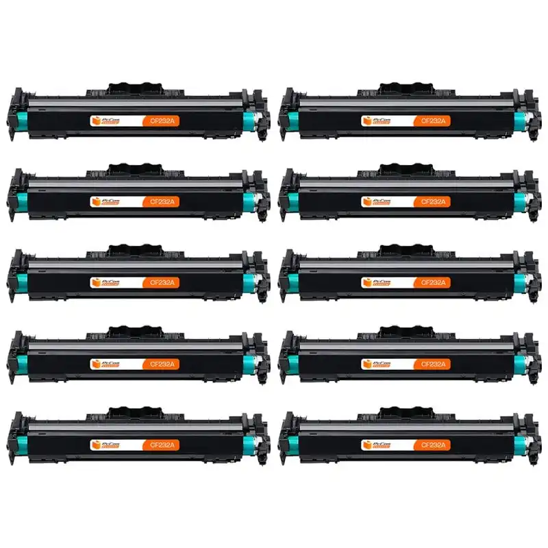 Pccom Essential Tambor Compatible con HP CF232A/32A Negro Pack 10