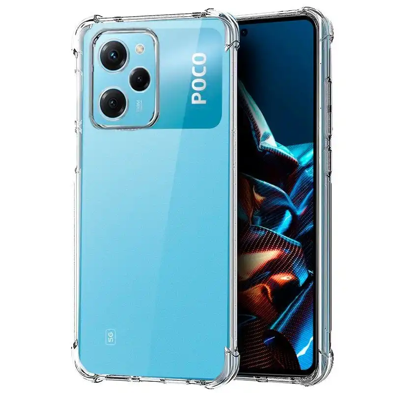 Cool Funda AntiShock Transparente para Xiaomi Poco X5 Pro 5G