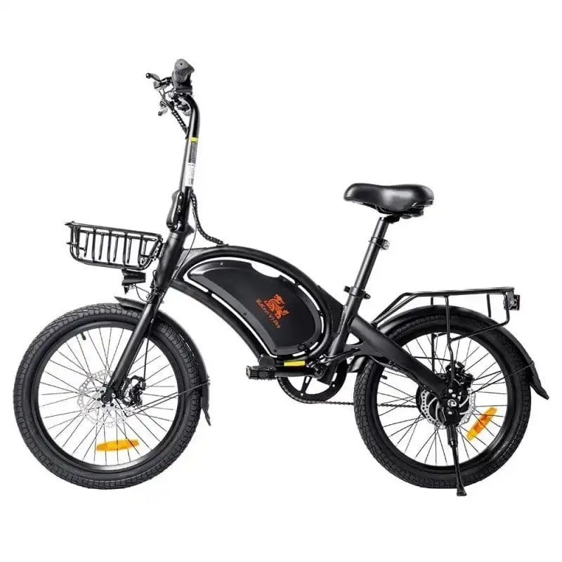Kukirin V1 Pro Bicicleta Eléctrica, Neumáticos De 20 Pulgadas, Motor De 350w, 48v7,5ah Batería,45km