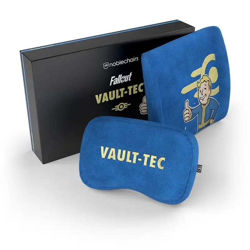 Noblechairs Juego de Almohadas de Espuma con Memoria Fallout Vault-Tec Edition para Sillas