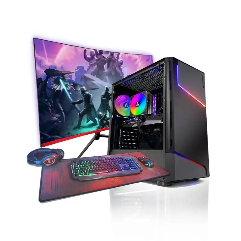 PcVIP Pack Gaming Bullet Lite Intel Core i7-12700F/32GB/1TB SSD/RTX3060/Monitor 27" + Periféricos