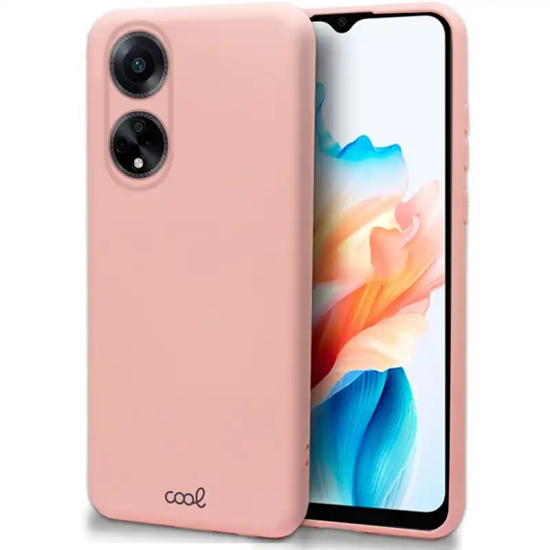 Cool Funda Silicona Cover Rosa para Oppo A18 / A38