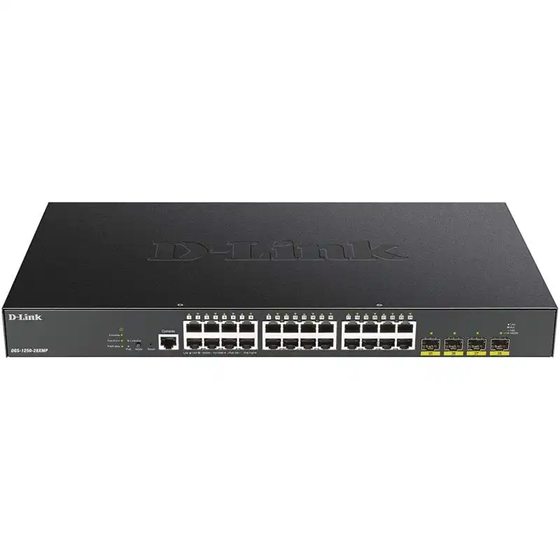 D-Link DGS-1250-28XMP Switch 28 Puertos Gigabit + 4 SFP+