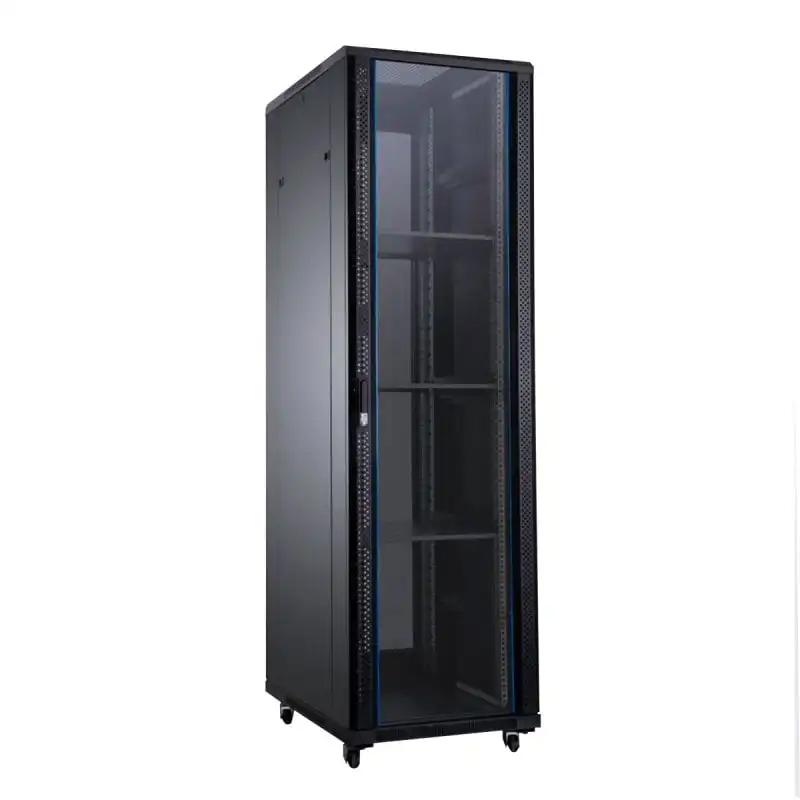 Aiten Data Armario Rack Suelo 19" 42U 800 x 800 x 2060 mm Montado con Accesorios