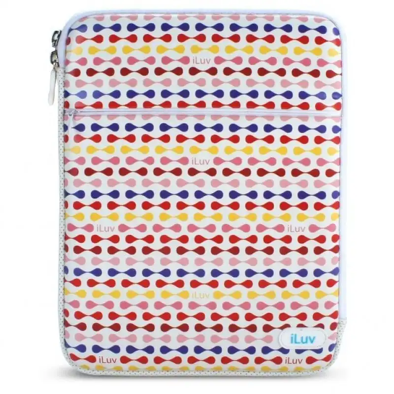 Iluv Festival Funda de Cuero Estampada para iPad 1/2/3 10.1"