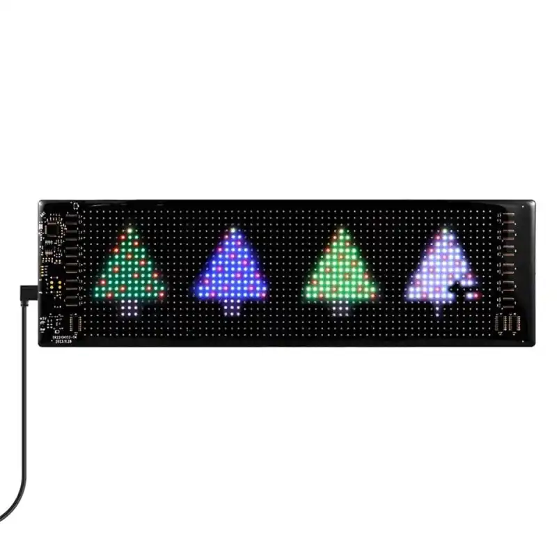 Klack Panel Letrero LED Pixels Flexible Programable, Texto, Animaciones, Reloj, Etc
