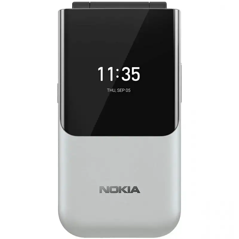 Nokia 2720 Flip Teléfono con Tapa Blanco Libre