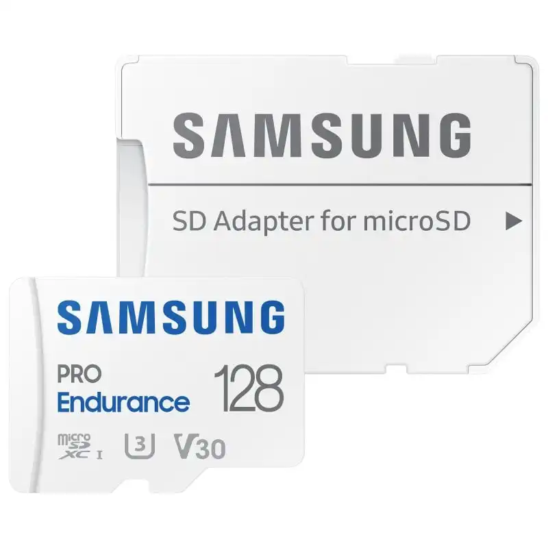 Samsung PRO Endurance microSDXC 128GB UHS-I V30 Clase 10 con Adaptador