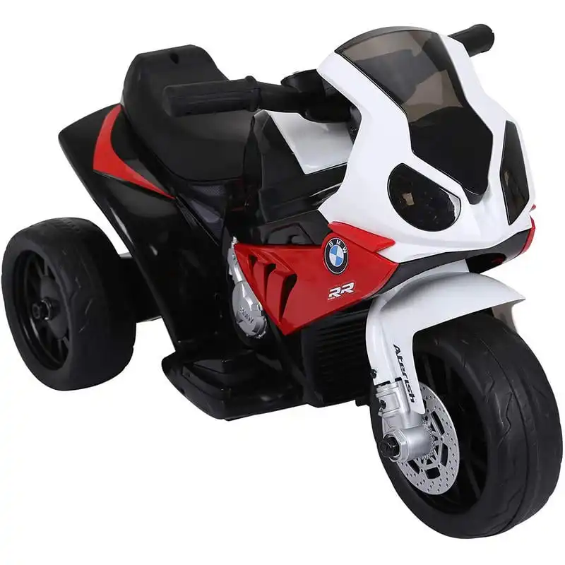 HomCom BMW Triciclo Trimoto Moto Eléctrica 6V Roja/Blanca/Negra