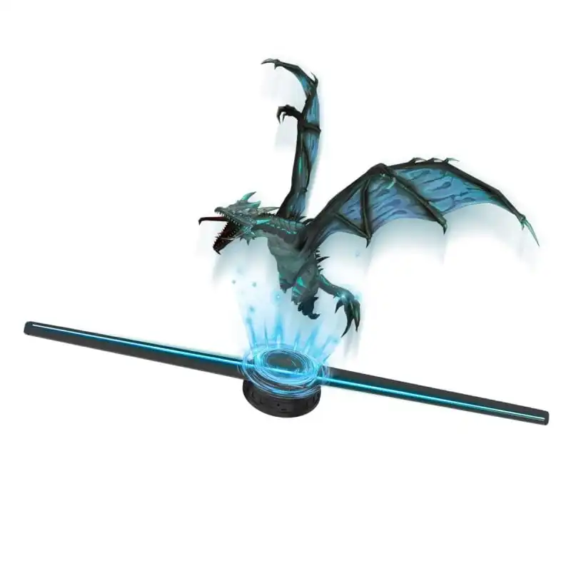 Klack Proyector Ventilador de Hologramas 3D Wifi con 224 Luces LED