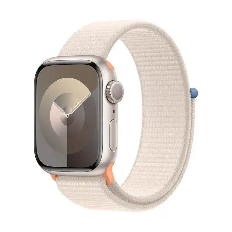 Apple Watch Series 9 GPS 41mm Blanco Estrella Caja de Aluminio con Correa Deportiva Blanco Estrella Loop