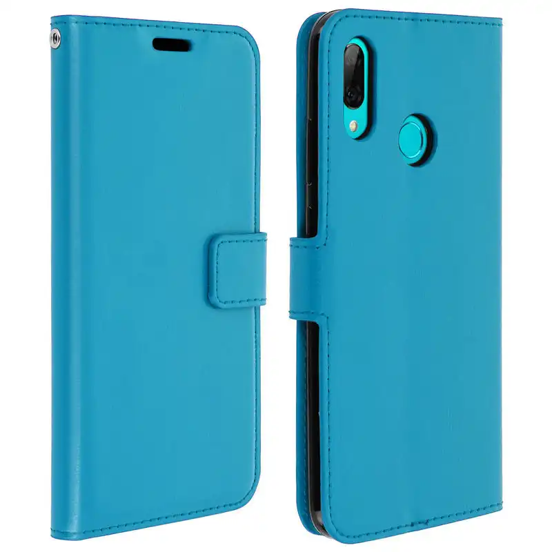 Avizar Funda Cartera Vintage Azul para Huawei P Smart 2019/Honor 10 Lite