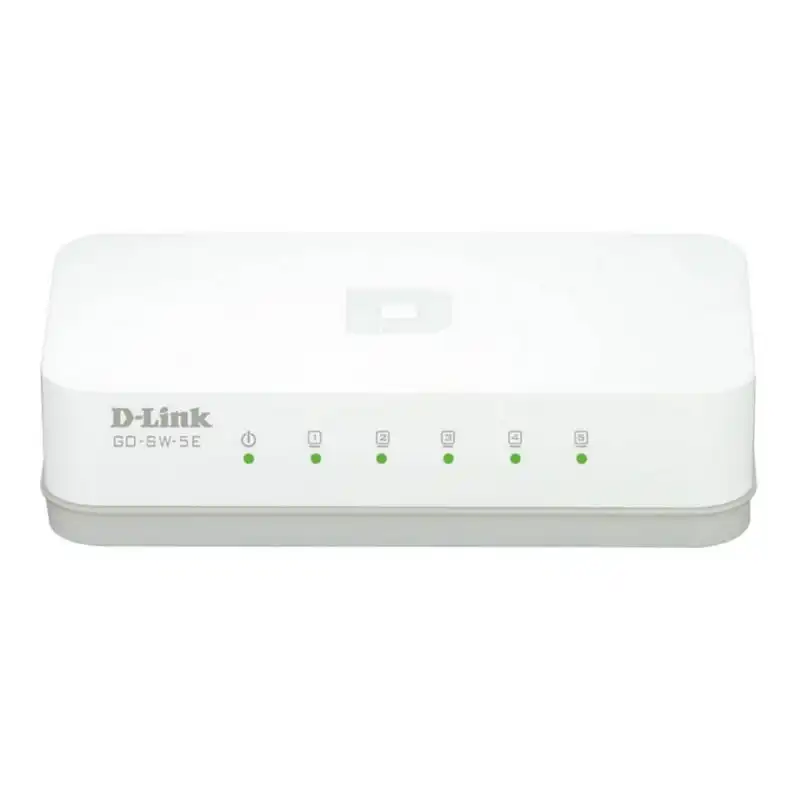 D-Link GO-SW-5E Switch Plástico 5 Puertos 10/100 Mbps