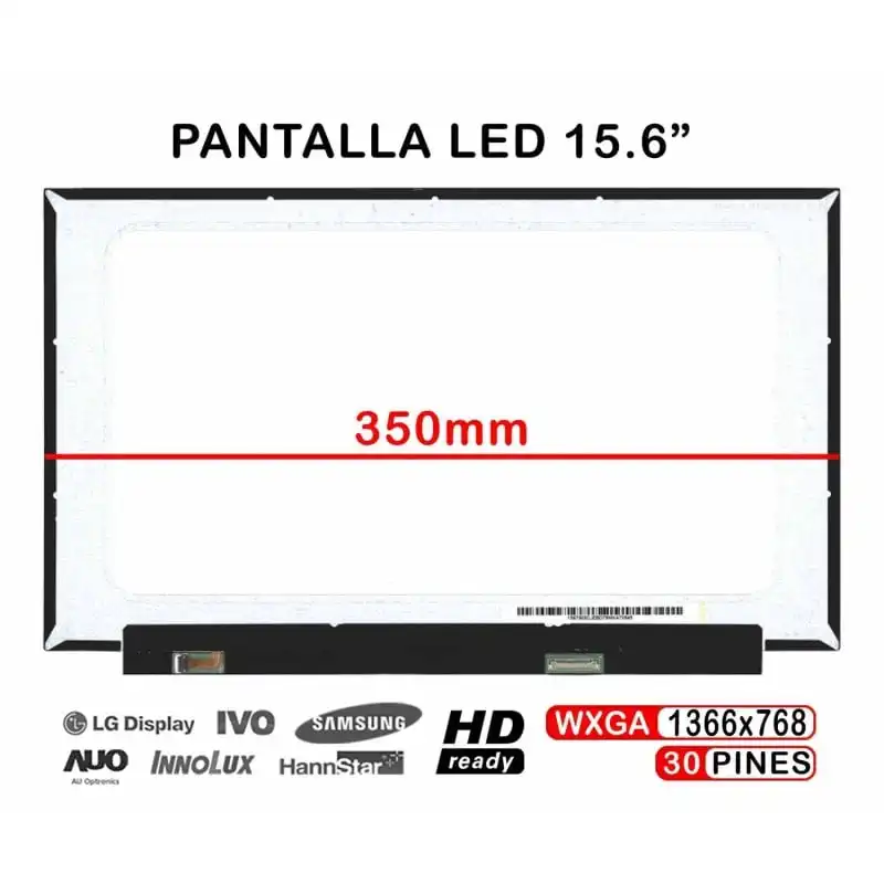 Pantalla 15.6" Para Portátil Hp 15s-fq1042ns 350mm L63567-001