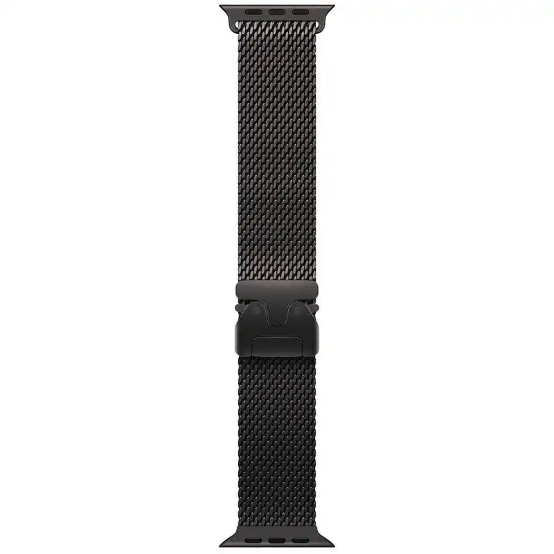 Apple Pulsera Milanese Loop en Titanio Negro 49mm Talla S