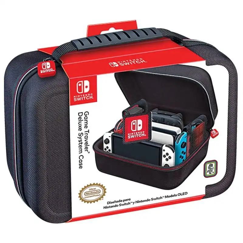 Ardistel NNS61 Pack Maleta Estuche Negra para Nintendo Switch/OLED