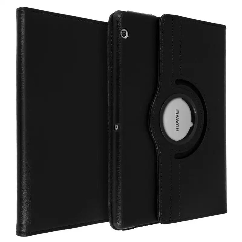 Avizar Funda Libro Soporte Negra para Huawei MediaPad T3 10"
