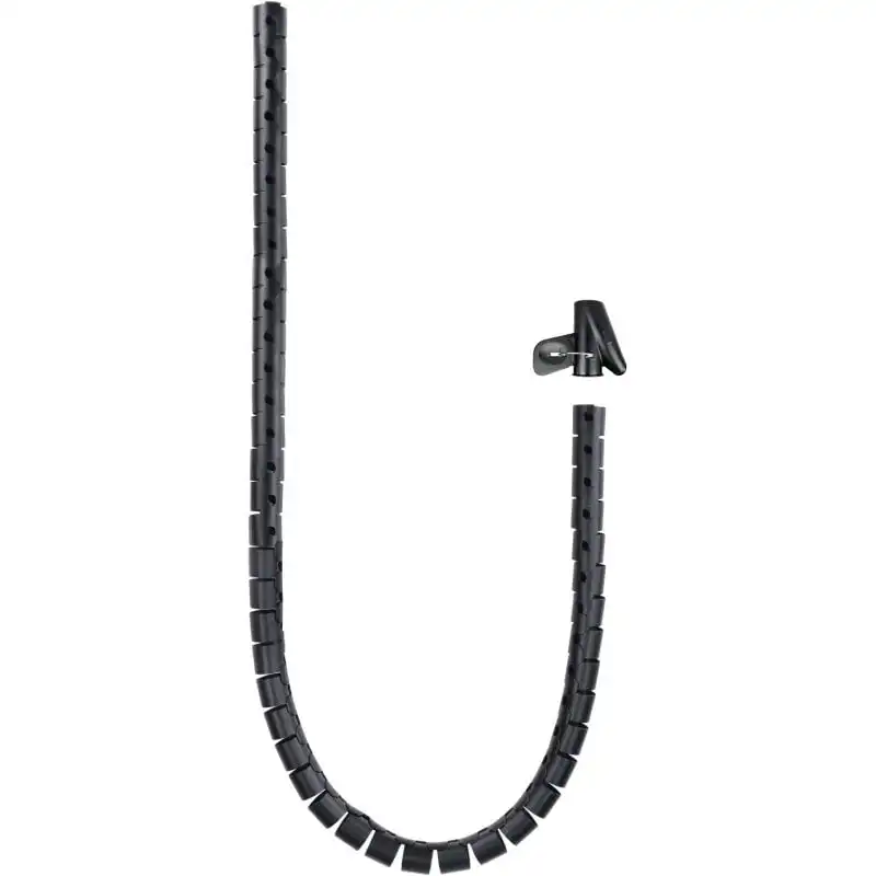 Nanocable Organizador de Cables Flexible 25mm 3m Negro