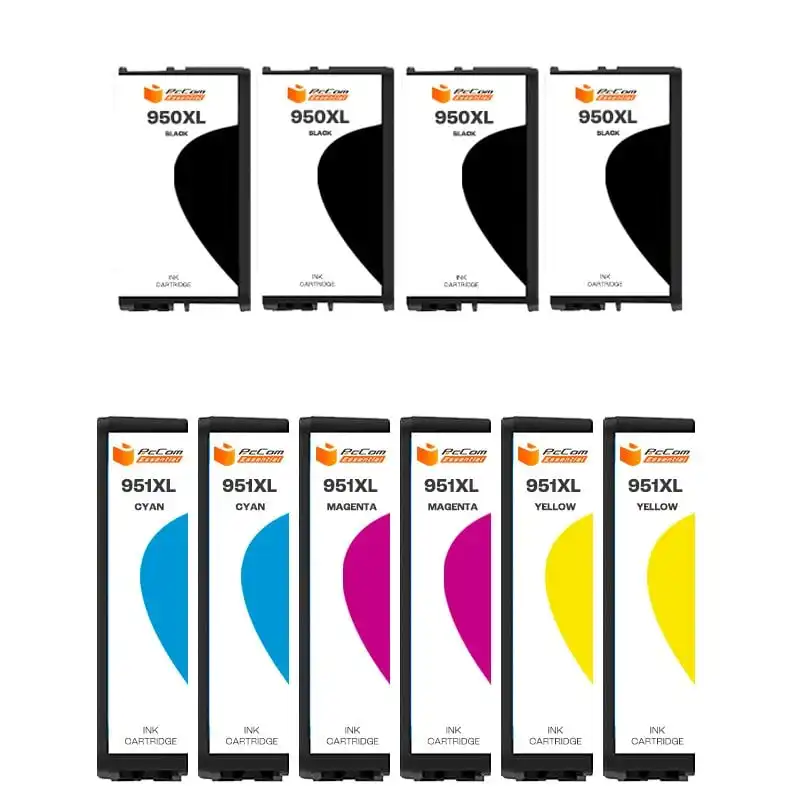 Pccom Essential HP 950XL/951XL Cartucho Tinta Compatible Negro/Cian/Magenta/Amarillo Pack 10