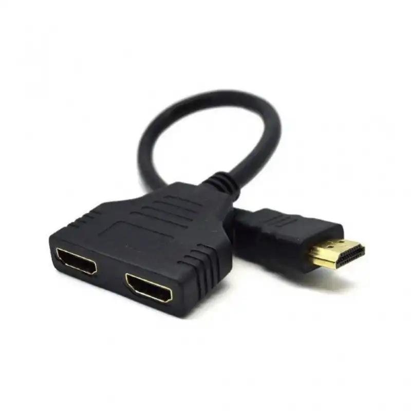 Gembird Cable HDMI 2.0 a 2x HDMI 2.0 Macho/Hembra Negro