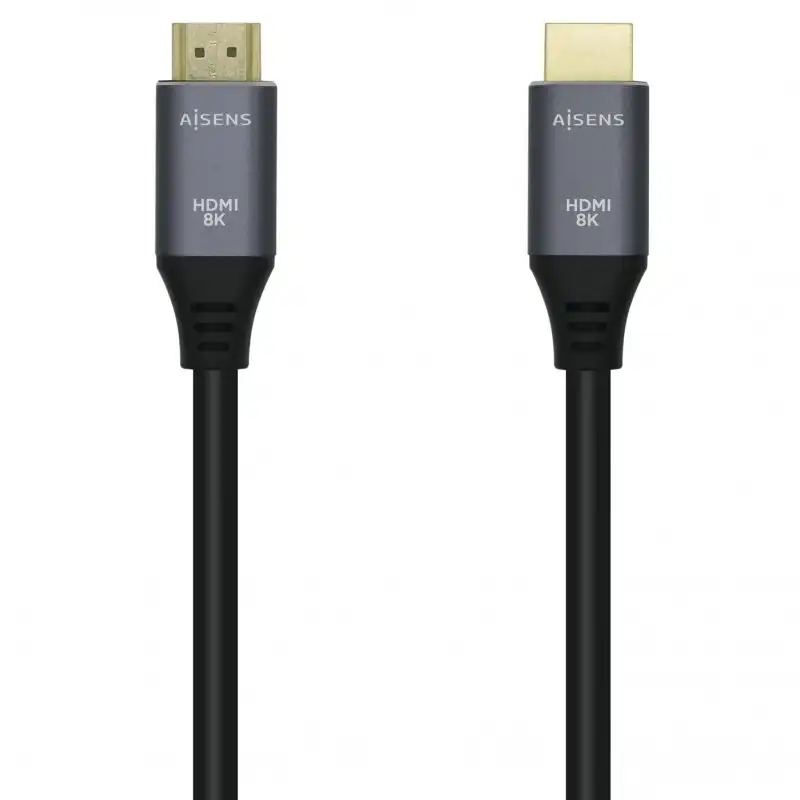 Aisens Cable HDMI V2.1 Macho/Macho 3m Gris/Negro